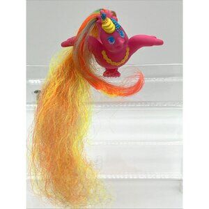 Vintage G1 My Little Pony Tropical Fairy Tales Banana Tails Bird Pink Neon 1987